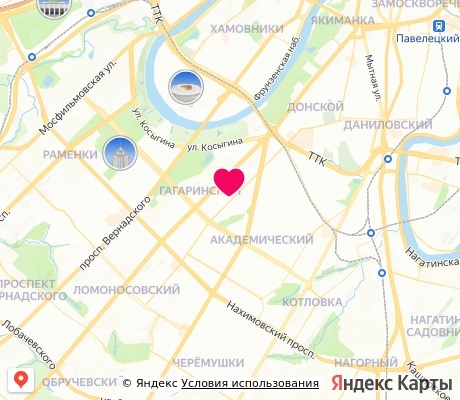 На карте