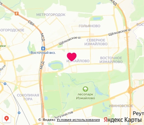 На карте