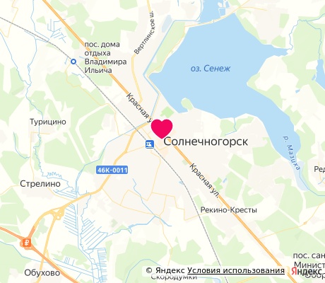 На карте