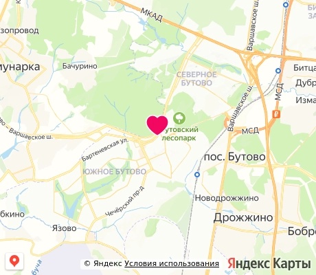 На карте
