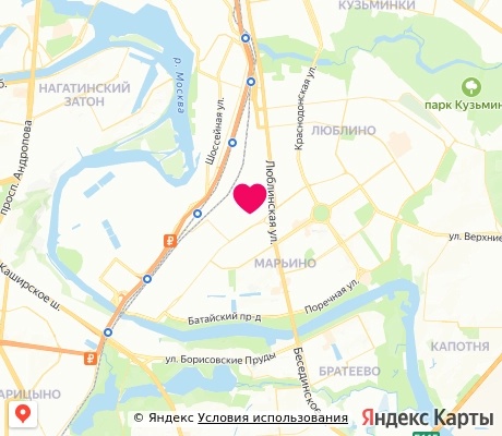 На карте