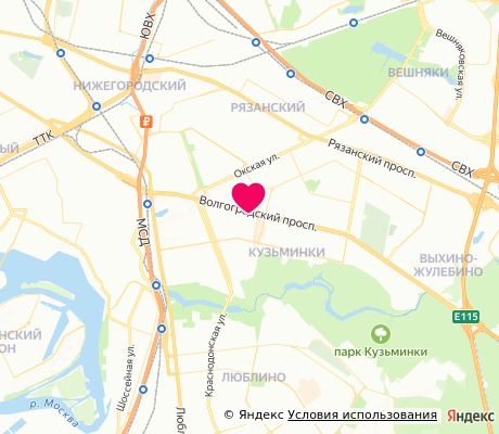 На карте