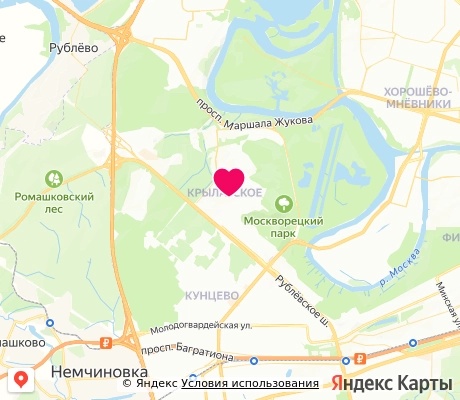На карте