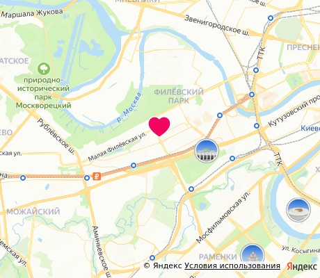 На карте