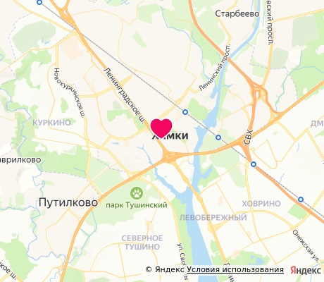 На карте