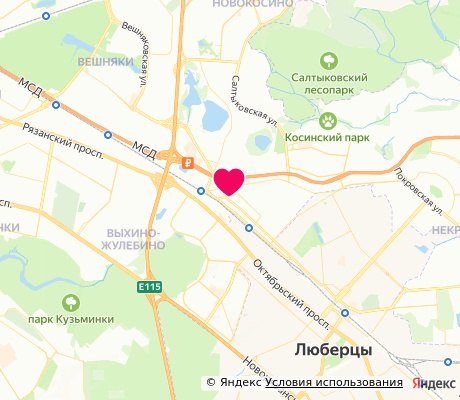 На карте