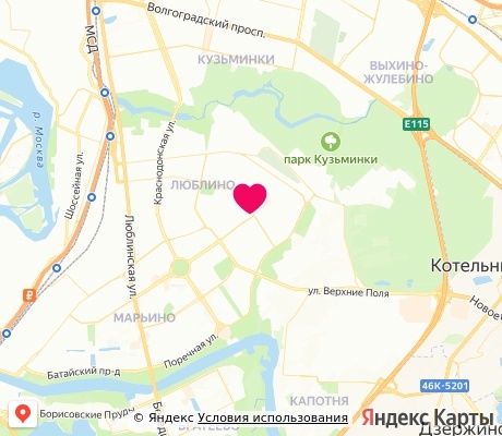 На карте