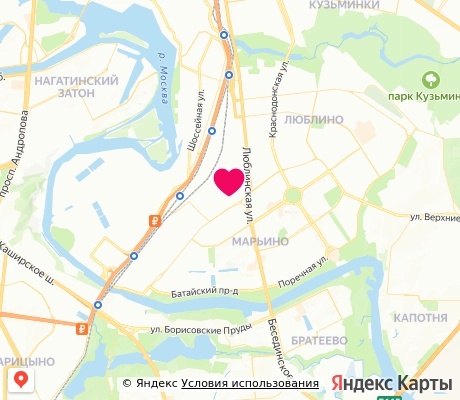 На карте