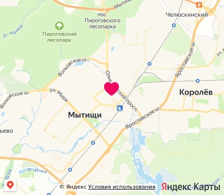 На карте