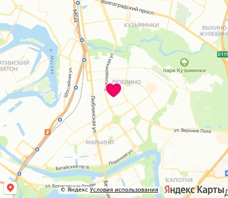 На карте