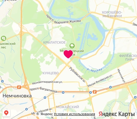 На карте