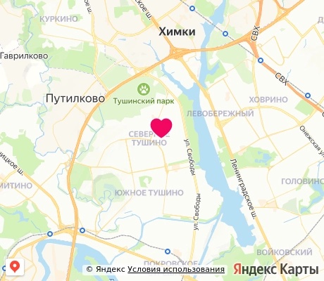 На карте
