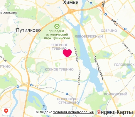 На карте