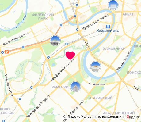 На карте