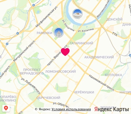 На карте