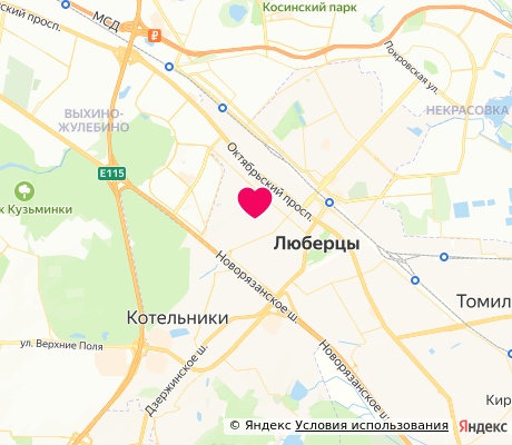 На карте