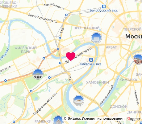 На карте