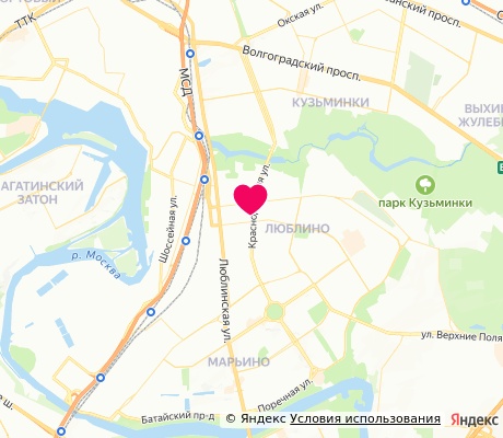 На карте