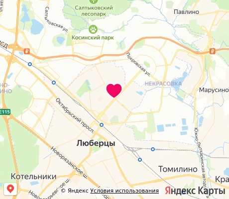 На карте