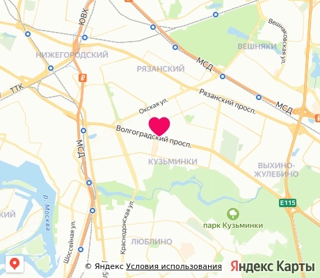 На карте