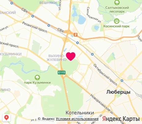 На карте