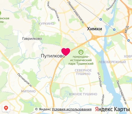 На карте