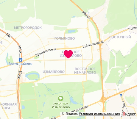 На карте