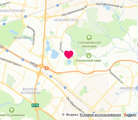 На карте