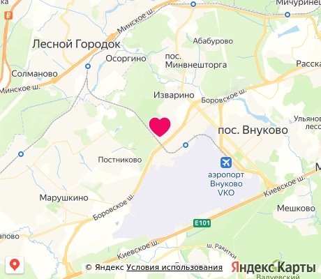 На карте