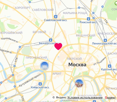 На карте