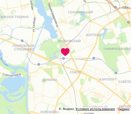 На карте