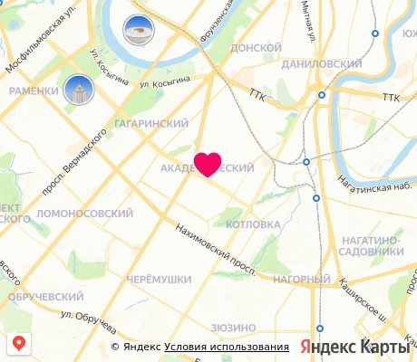 На карте