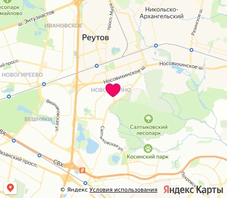 На карте