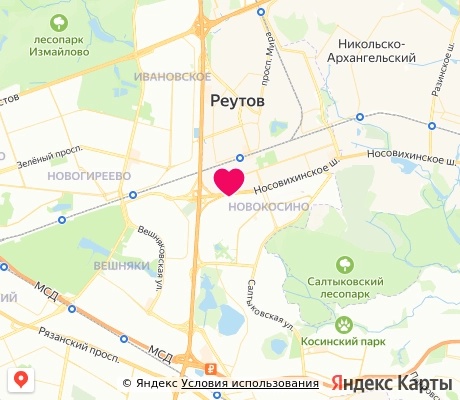 На карте