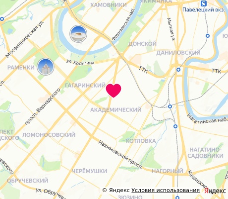 На карте