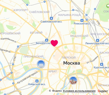 На карте