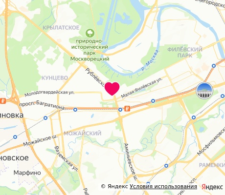 На карте