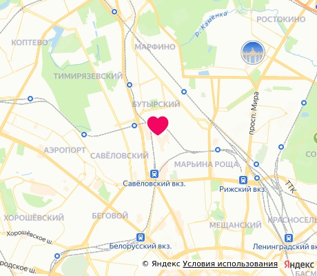 На карте