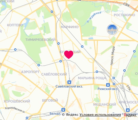 На карте