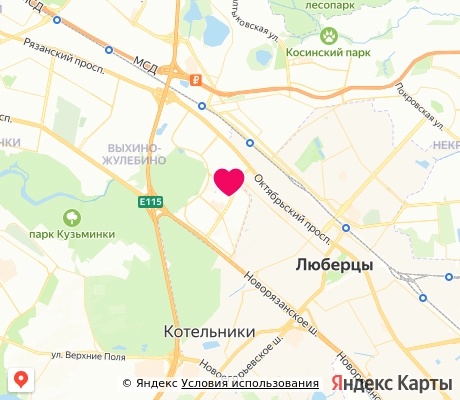 На карте