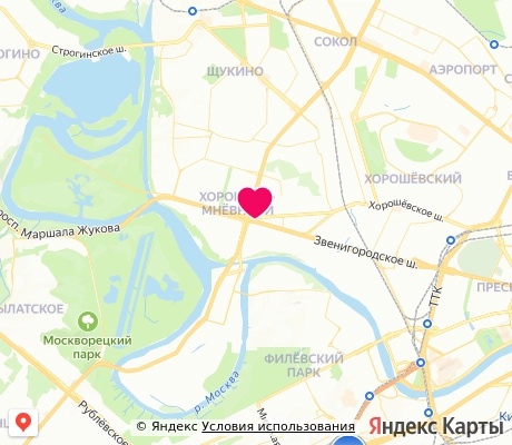 На карте