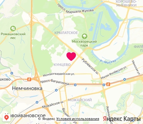 На карте