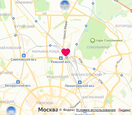 На карте