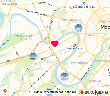 На карте