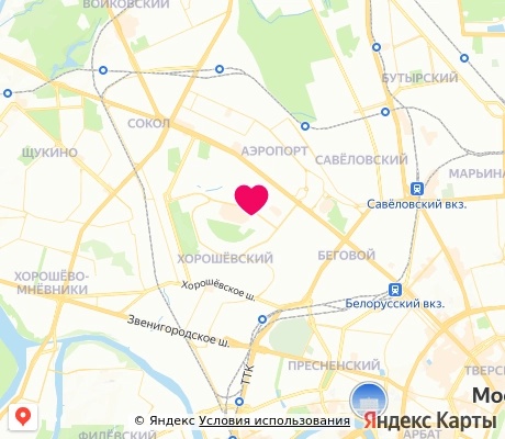 На карте