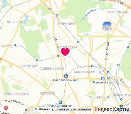 На карте