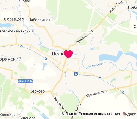 На карте