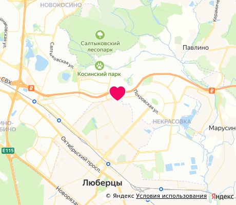 На карте