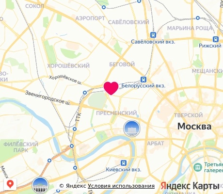 На карте