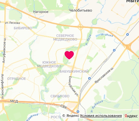 На карте